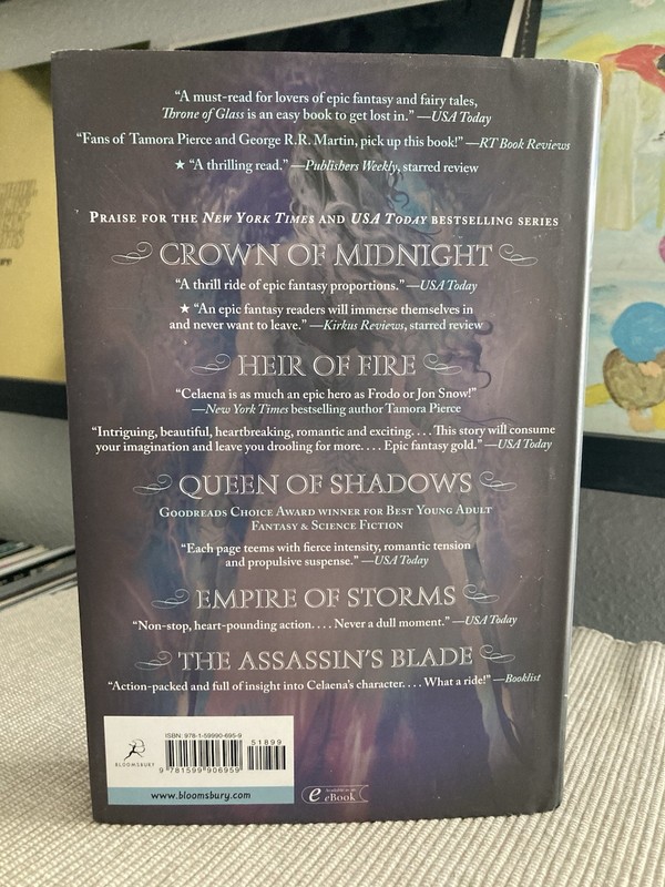 Throne of Glass by Sarah J Maas - 1st Edition/Later Print, OOP Cover! gallery