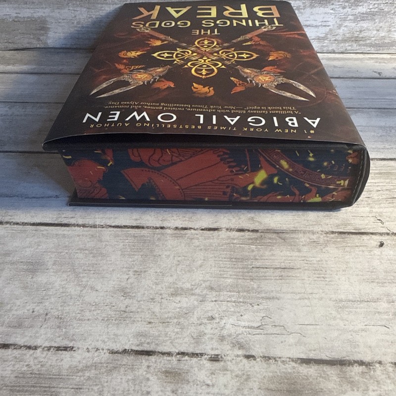 New! The Things Gods Break By Abigail Owen 2025, Hardcover First Edition gallery