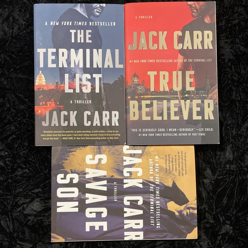 Jack Carr Terminal List Boxed Set: The Terminal List, True Believer, Savage Son gallery