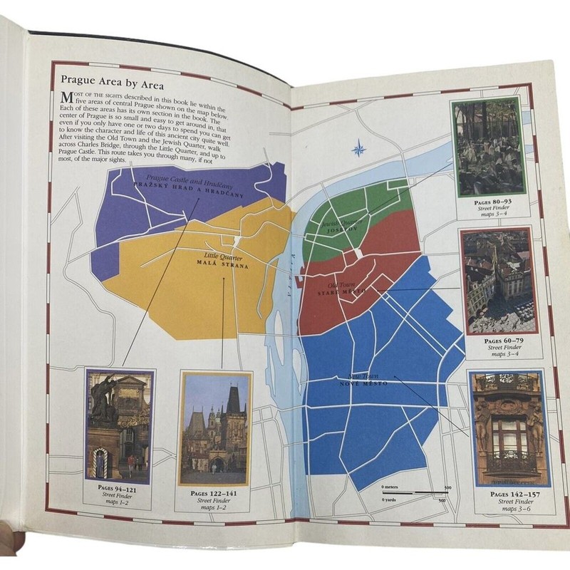 Prague: DK Eyewitness Travel Guides 1st American Ed. 1994 Maps Photos 264 Pages gallery