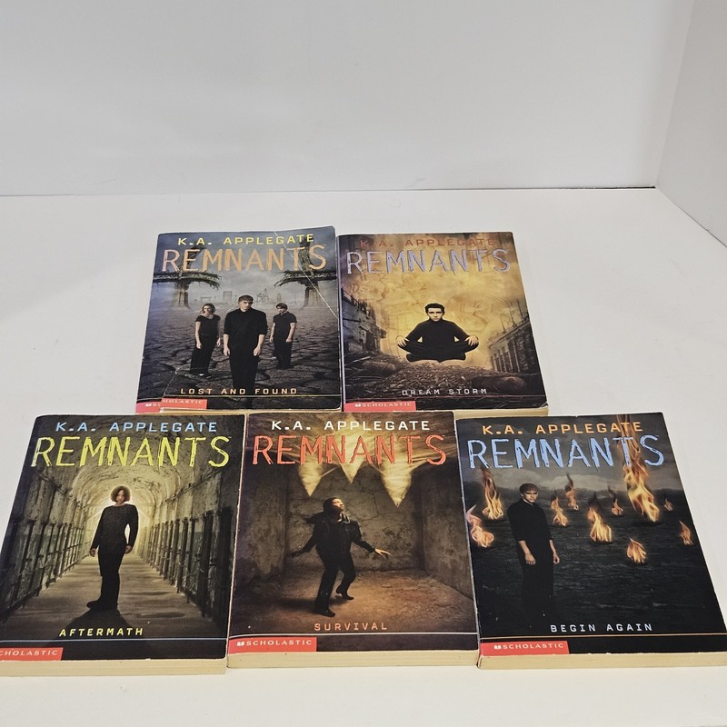 LOT OF 5 Remnants Series #10-14 K.A. Applegate Scholastic Paperback Books