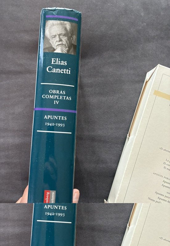Apuntes (1942-1993) by Elias Canetti (Spanish) gallery