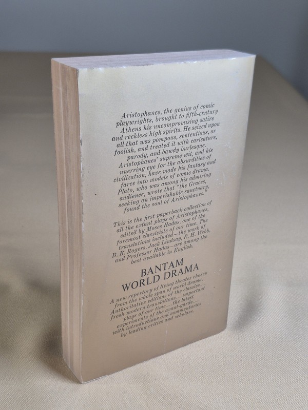 FINE CONDITION - The Complete Plays of Aristophanes - Bantam World Drama Series gallery