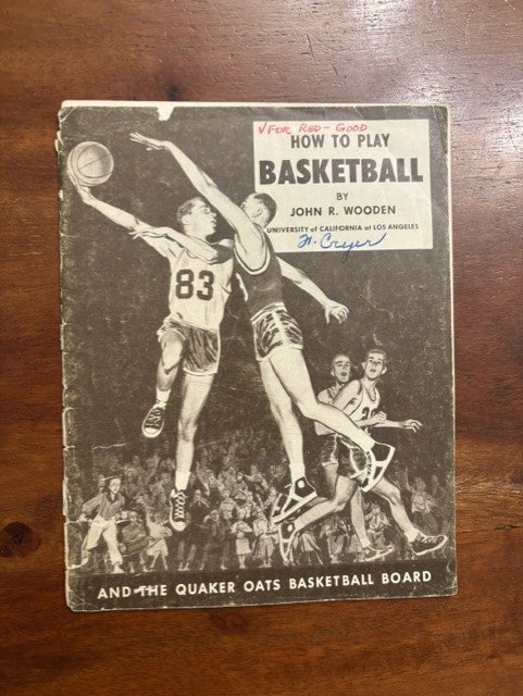 RARE How to Play Basketball by John Wooden UCLA Coaching Booklet 1955 1956