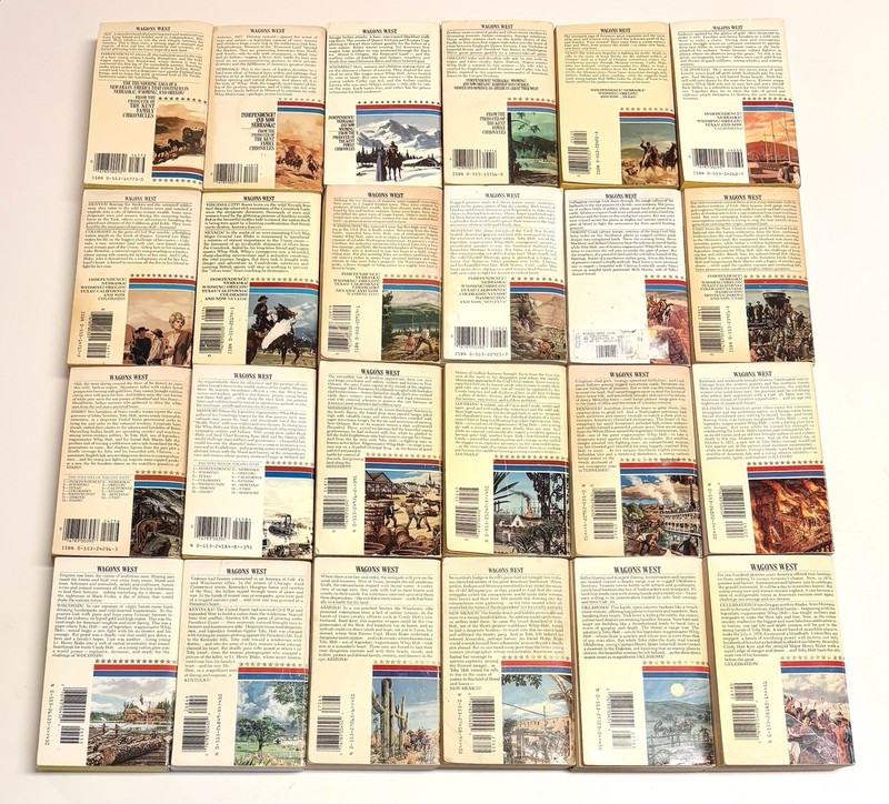 Dana Fuller Ross Wagons West Paperback Lot 24 PB Books *SEE PICS/READ gallery