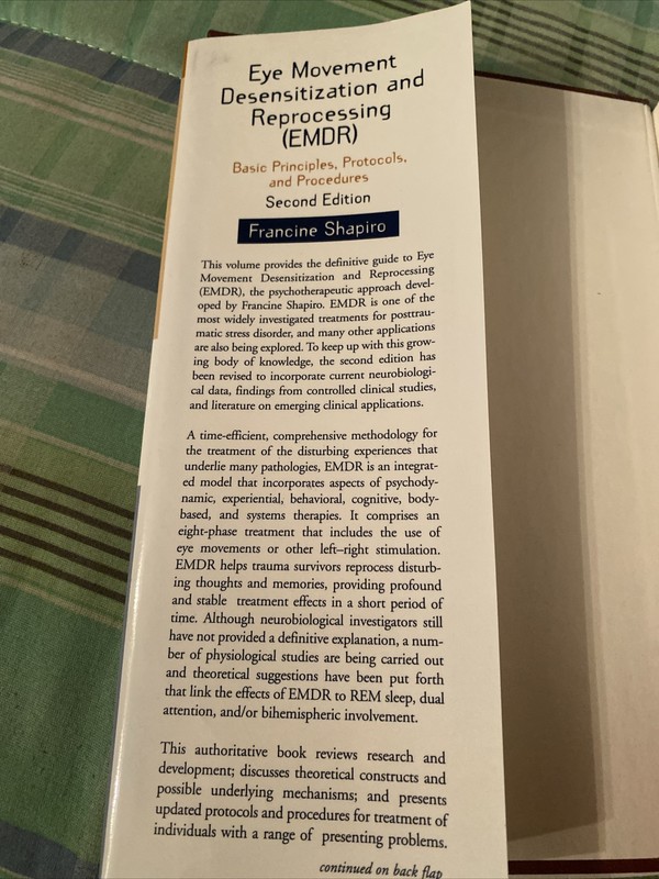 Eye Movement Desensitization And Reprocessing; Hardcover 2001 gallery