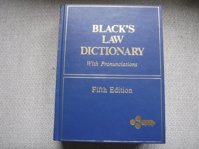 Black's Law Dictionary Fifth Edition with Pronunciations 1979 Hardcover West Pub gallery