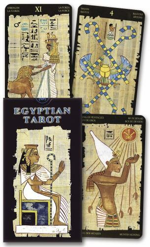 Egyptian Tarot, Cards by Alasia, Silvana, Like New Used, Free shipping in the US