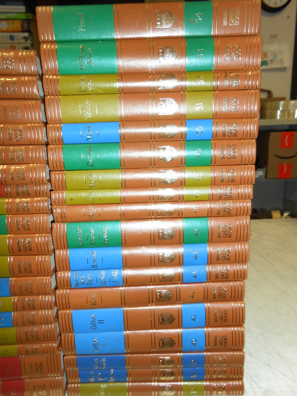 Britannica GREAT BOOKS OF THE WESTERN WORLD Complete 54 Vol 1952 - HC VGC gallery