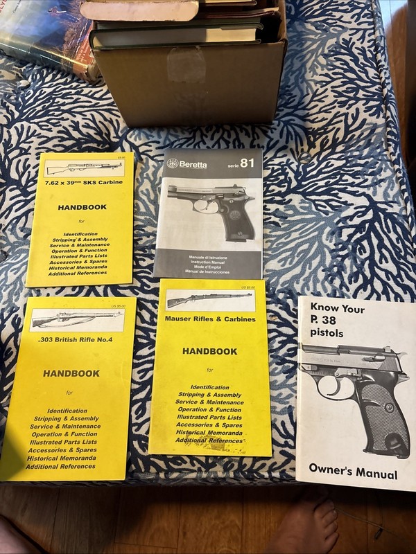 7..62 SKS Carbine Mauser 303 British Ian Skennerton Ray Riling Arms Books + More