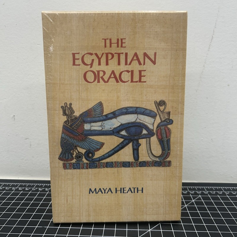 The Egyptian Oracle Game by Maya Heath w/ Board Book Tiles Pieces 1995 Complete