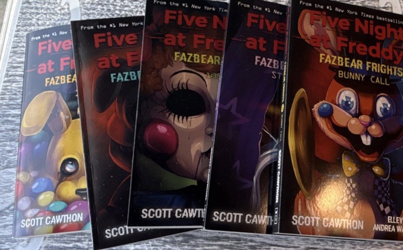 Five Nights at Freddy’s Fazbear Frights Book Lot by Scott Cawthon, Horror