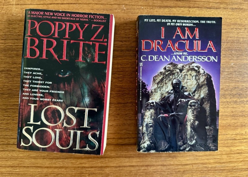VAMPIRE Dracula PAPERBACK Book LOT Horror PN ELROD Les Daniels DAN SIMMONS++ gallery