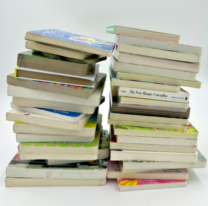 Lot of 100 - Board Books for Children's/ Toddler Babies/Preschool/Daycare gallery