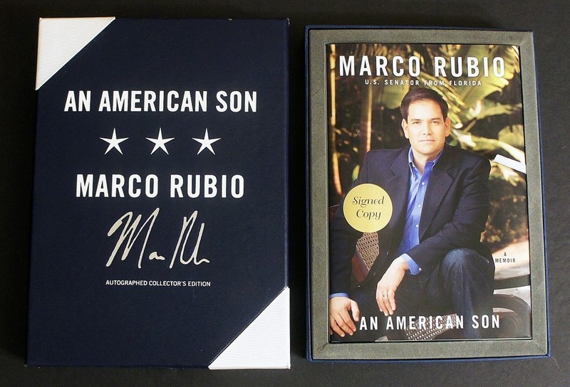 MARCO RUBIO SIGNED & PSA-CERTIFIED Premiere Collectibles Ltd Ed AN AMERICAN SON! gallery