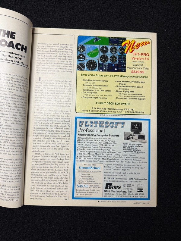 Plane & Pilot Magazine January 1994 Aviation GPS Navigation Seaplane Flying gallery