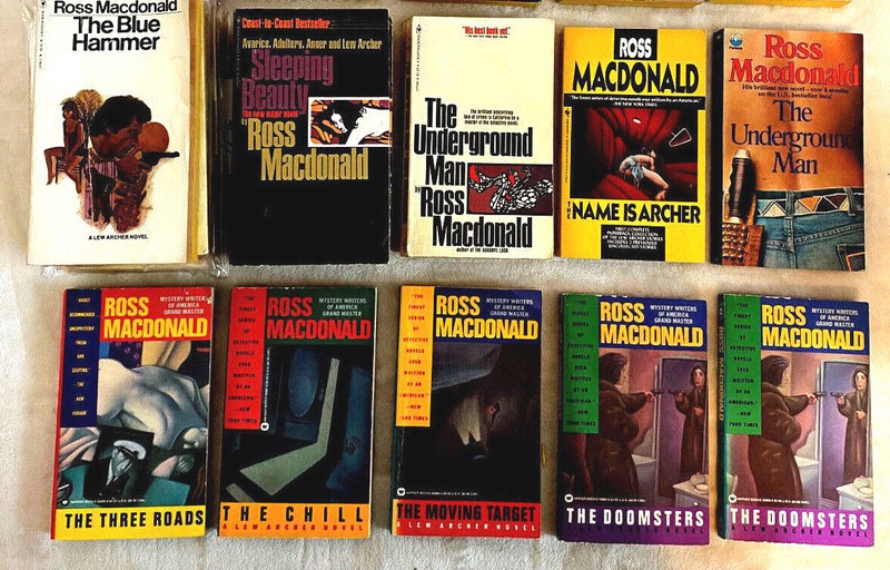 Lew Archer Ross Macdonald CHOOSE YOUR TITLE: Paperback 1970-90s Good to VGood #5