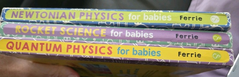 Chris Ferrie Baby University Books For Babies Rocket Science Physics Lot Of 3 gallery