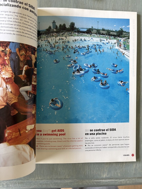1990s Collectible COLORS Magazine Book Number 7 - AIDS Epidemic Edition gallery