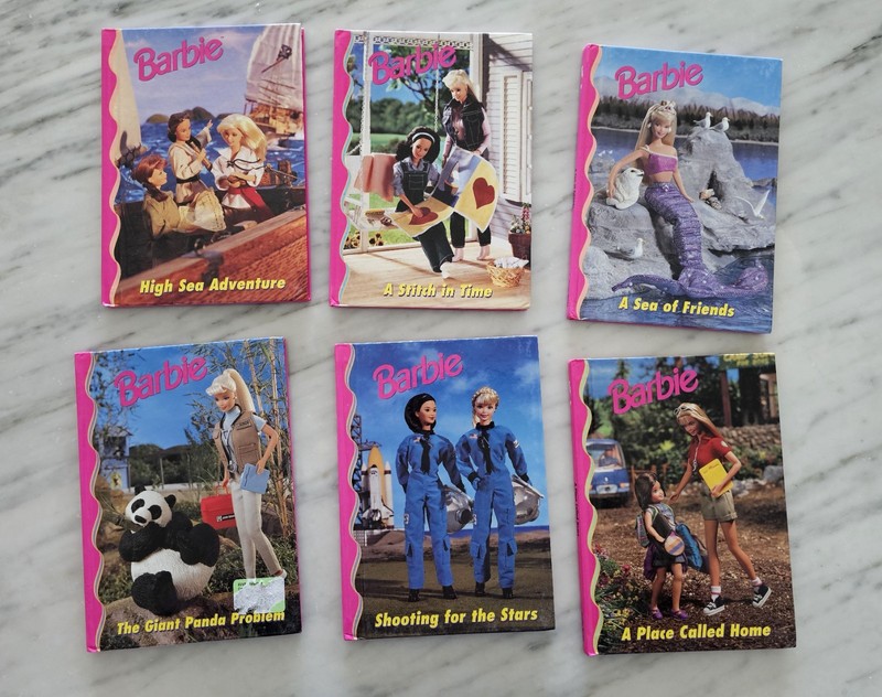 Vintage Barbie Book Collection Lot of 12 Hardcover Grolier Book Club gallery