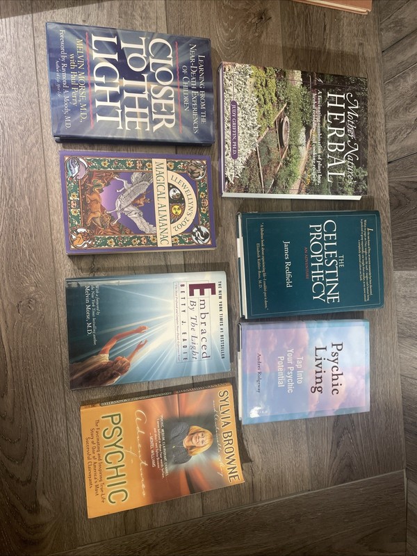 Book Lot Of 7 Pseudoscience NDE Clairvoyant Psychic Herbal gallery