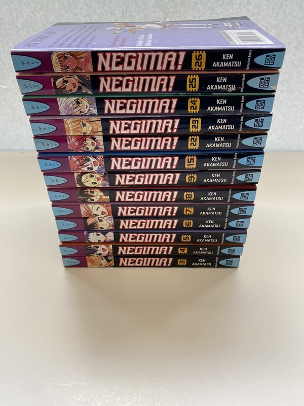 Negima Volumes 3-9 15 22-26 English Manga Graphic Novel Lot Ken Akamatsu