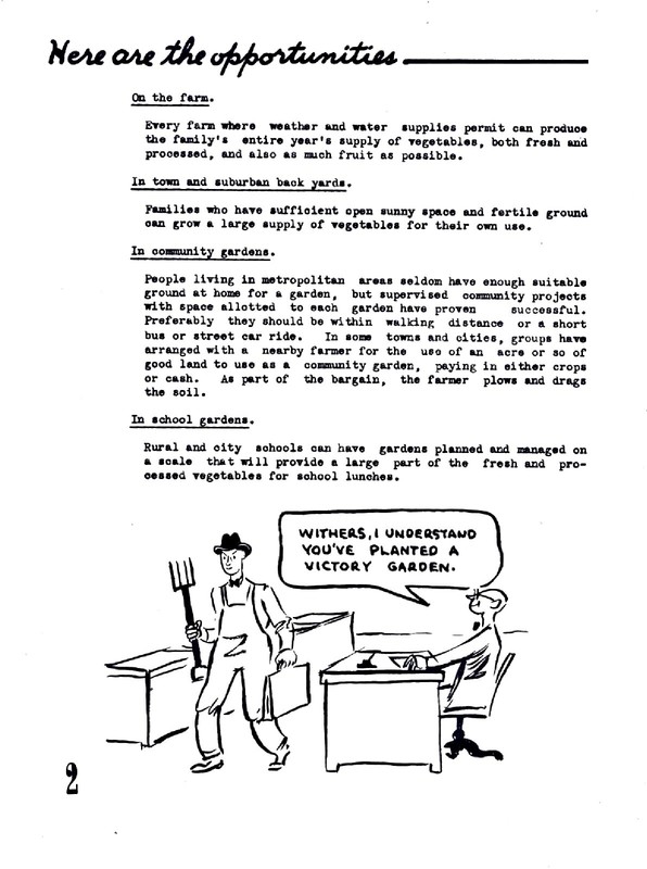 1943 Victory Garden Leader's Handbook gallery