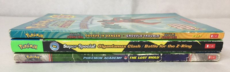 Lot of 6 in 3 Vintage Pokemon Chapter Books – Kids Scholastic Flip over 2-in-1