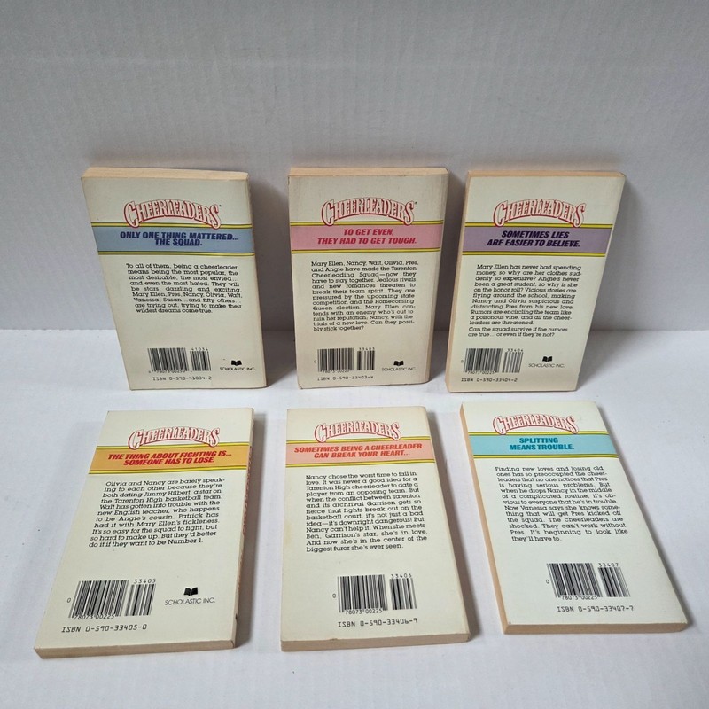 Vintage Cheerleaders Books 1-6 1 2 3 4 5 6 YA PB Teen Romance 80s gallery