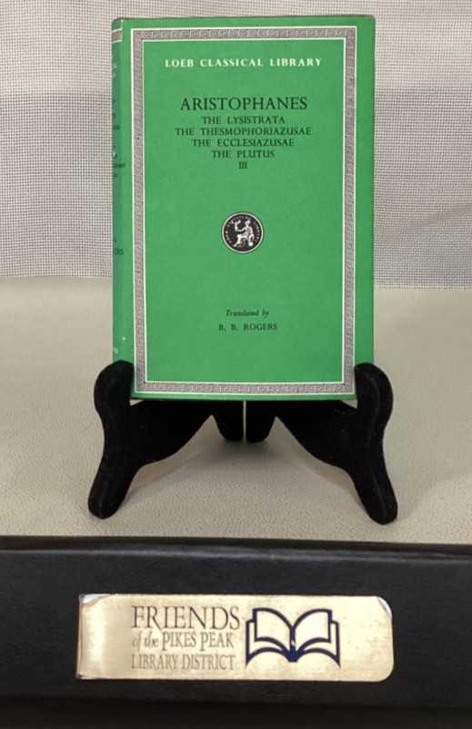 ARISTOPHANES IN THREE VOLUMES III Loeb Classical Library No. 180 GC