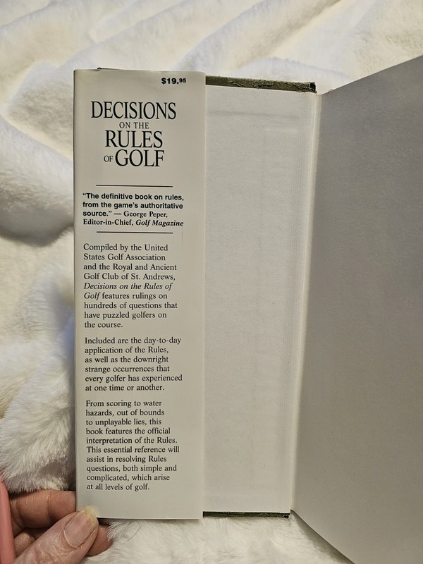 Decisions On the Rules of Golf: Official Rulings On Over 1,000 Golf Situations gallery