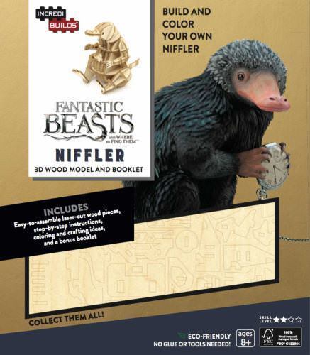 IncrediBuilds: Fantastic Beasts and Where to Find Them: Niffler 3D Wood Model a