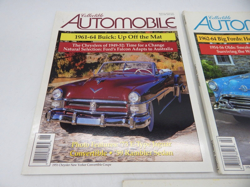 Lot of 3 Collectible Automobile Magazine 1996 & 1998 gallery