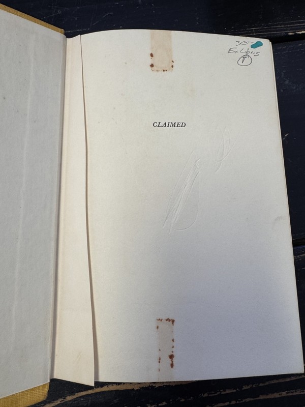 Claimed by Francis Stevens Avalon 1966 Hardcover Ex Library gallery